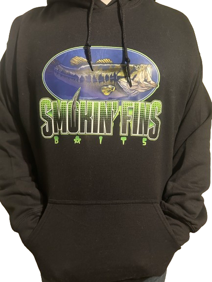 Smokin Fins Soft Hooded Sweatshirt